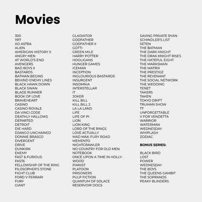 175 Movie LUTs Pack