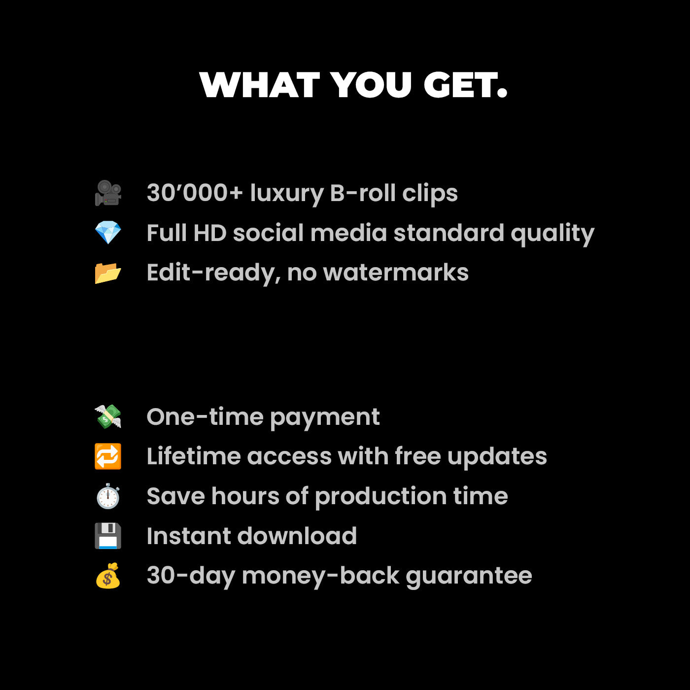 30'000 Luxury B-Roll Clips - Your Shortcut to Viral Content