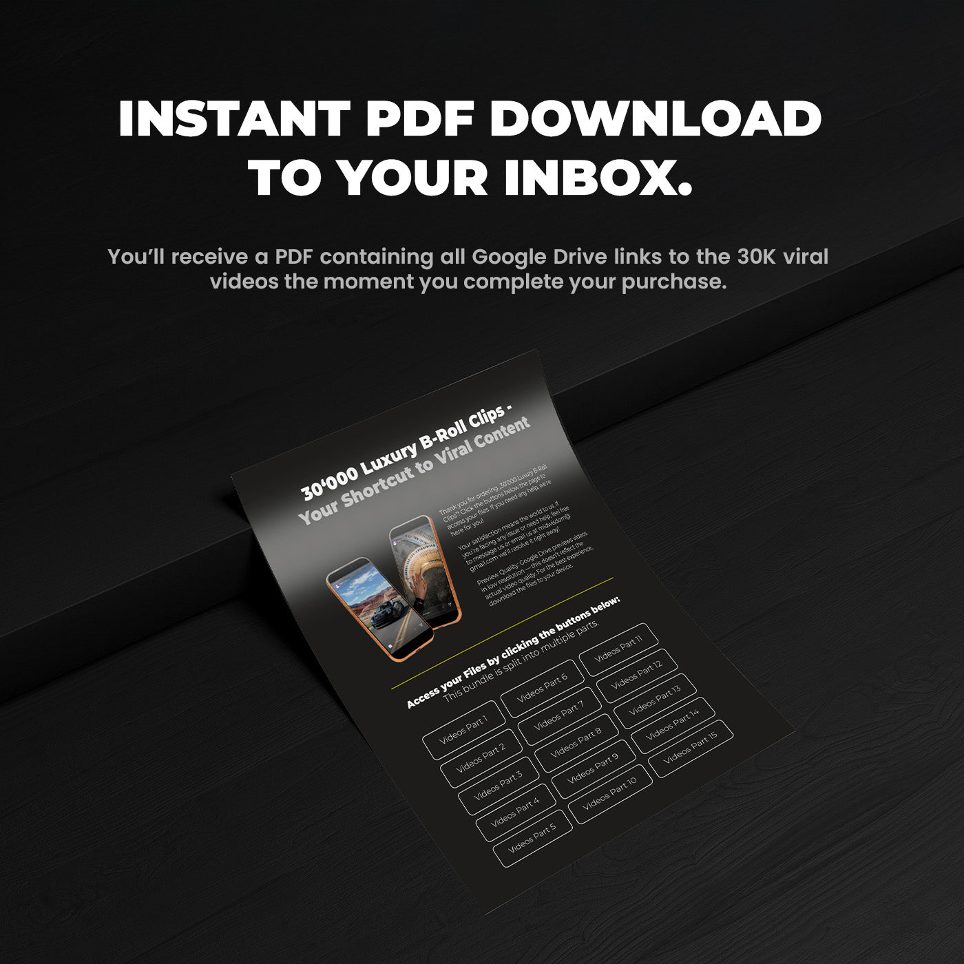 30'000 Luxury B-Roll Clips - Your Shortcut to Viral Content